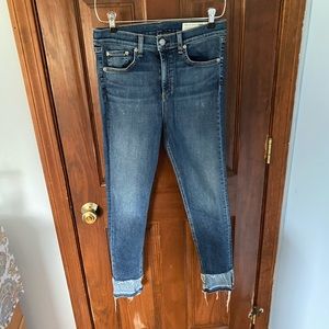 Rag and Bone 10inch Ankle Skinny jean